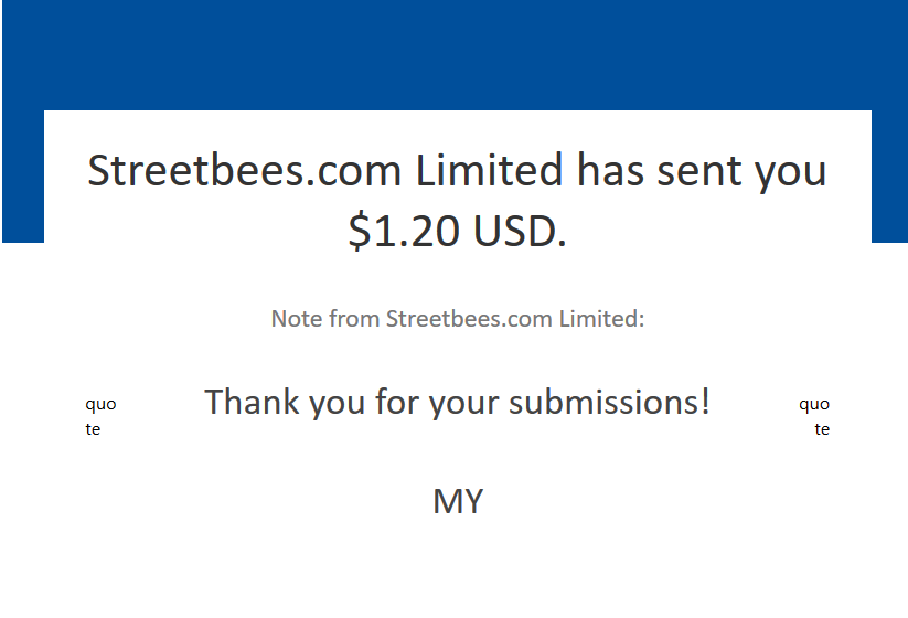 2nd streetbees payment proof.PNG