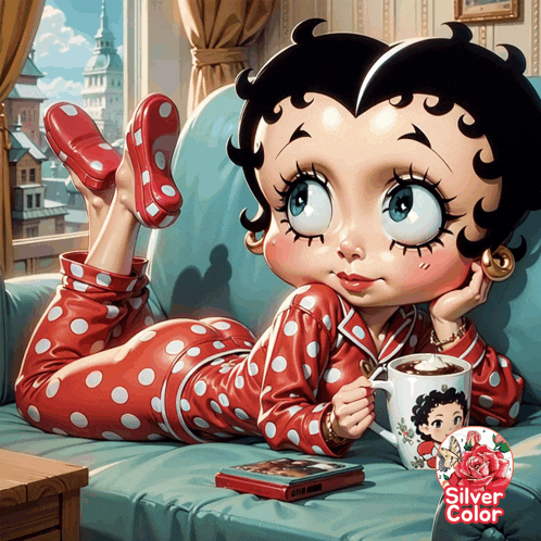pajamas betty boop.gif